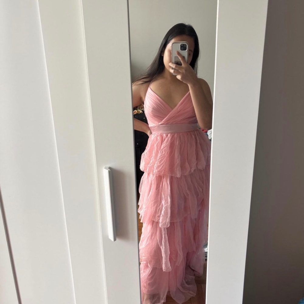 Forever 21 Pink Tier Dress